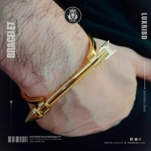 Arrow Bangle Bracelet - Stainless Steel For Men